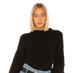 NWT 1 State Cozy Scoop Neck Black Sweater